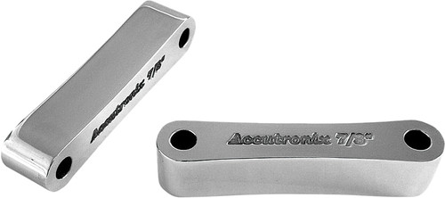 Accutronix 49mm x 5/8 inch Chrome Smooth Fender Spacers (Part #TFS49-SF5/8C)