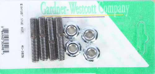 Gardner-Westcott Exhaust Stud Kit 4-Piece Set (Part Number 41-1026)
