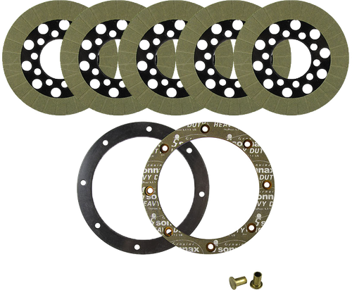 ALTO 095752KM Kevlar Clutch Pack for Big Twin 1967-1983 with Backing Plate