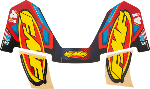 FMF 4.1 Titanium RCT Wrap Decal - Durable Motorcycle Graphics