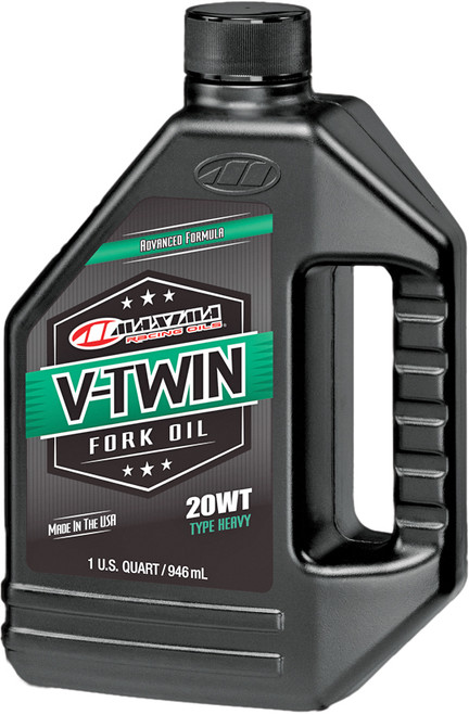 MAXIMA V Twin Type E Fork Oil 20W - 32 oz for Harley-Davidson Fork Systems