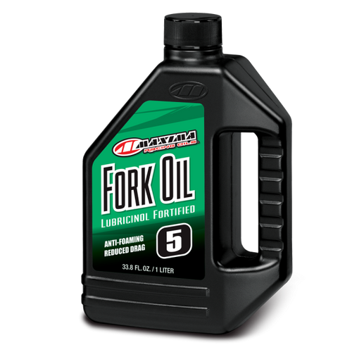 MAXIMA Fork Oil 5W 1L - High-Performance Suspension Fluid for Motorcycle Forks
