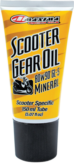 Maxima Scooter Gear Oil 80W-90 - 150ml for 2-Stroke and 4-Stroke Scooters and Mopeds
