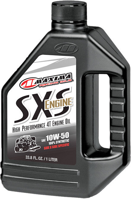 Maxima SXS Synthetic Oil 10W-50 - 1 Quart for All OEM Equipment