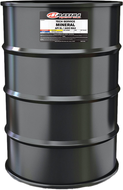 MAXIMA Tech Service Min Engine Oil 20W-50 for 4-Cycle Engines - 55-Gallon Drum
