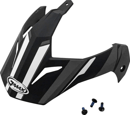 GMAX G0110?? Expedition Matte Black/Dark Silver Visor with Screws