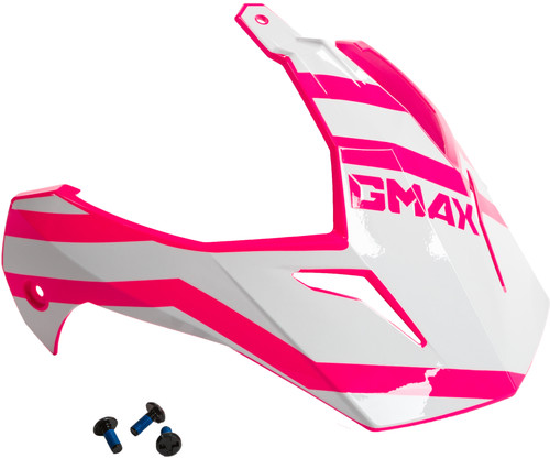 GMAX G011106 Trapper Pink/White/Grey Visor with Screws for GMAX Helmets