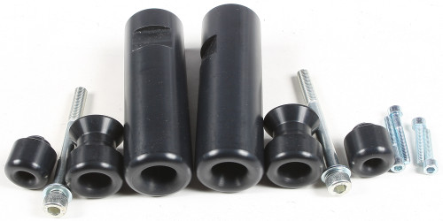 Shogun Motorsports Complete Slider Kit for Motorcycles - Black Frame Sliders with 1-Year Free Replacement