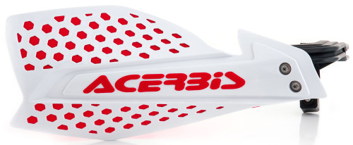 ACERBIS Ultimate X Handguard White/Red - Part #2645481030
