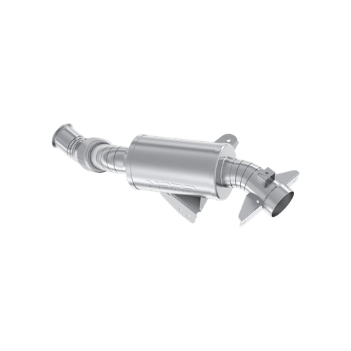 MBRP AT-9225PT Single Slip-On Turbo Back Exhaust with 3-Inch Performance Muffler