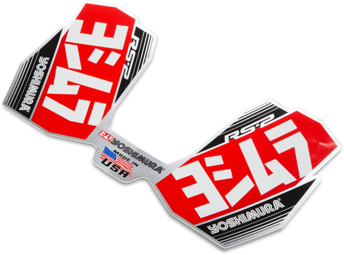 YOSHIMURA RS2-NB001 Muffler Logo Decal Off Road V2