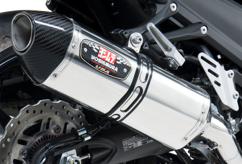 Yoshimura Exhaust Race R 77 Slip-On SS SS CF Dual - Part 1414020520