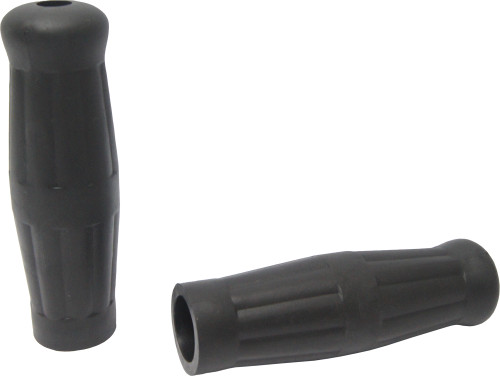 HardDrive Old School Black Motorcycle Grips without Throttle Sleeve - Part 28-0108A