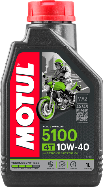 MOTUL 5100 Ester/Syn Engine Oil 10W-40 - 1 Quart
