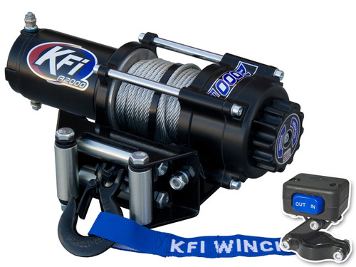 KFI A2000 2000lb ATV Winch Kit with Water-Resistant Seals and All-Metal Clutch