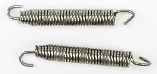 HELIX 495-8000 Stainless Steel Exhaust Springs with Swivel Hook, 80mm