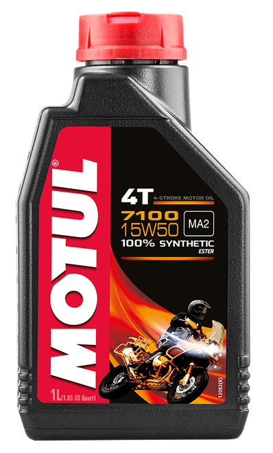 MOTUL 7100 Oil 15W50 - 1 Liter Synthetic Engine Oil for High Performance
