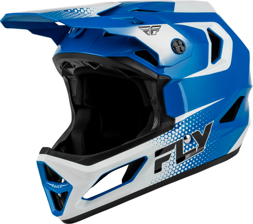 Fly Racing Youth Rayce Sonar Bicycle Helmet Blue/White/Black - Part 73-3652YL