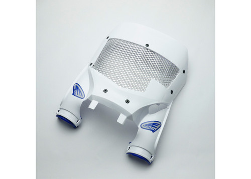 CYCRA Stadium Vented Number Plate White - Part 1CYC-0992-30-VT