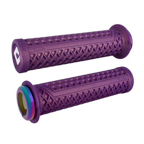 ODI ATV Vans V2.1 Lock-On Grip 135mm Purple and Oil Slick