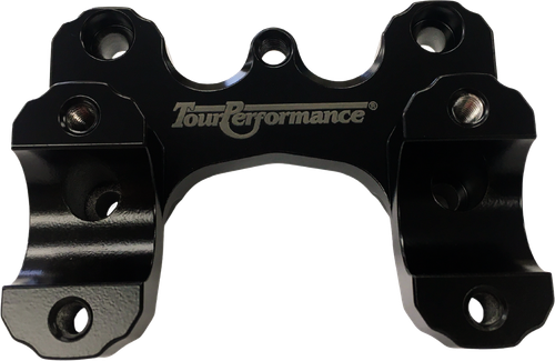 HeliBars Tour Performance Offset Riser for Harley-Davidson Pan America 2020 and Up - Black