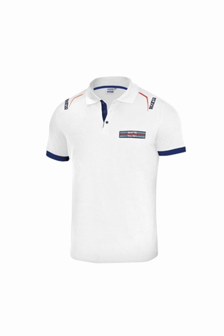 Sparco Polo Martini-Racing XL White - 01276MRBI4XL