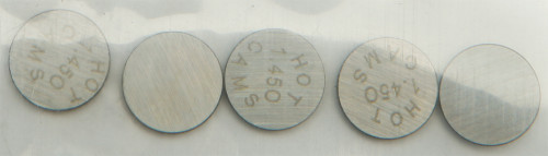 Hot Cams Valve Shims 9.48x1.45mm (5-Pack) for Precise Engine Adjustment