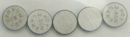 Hot Cams Valve Shims 7.48x2.50mm 5-Pack - Part Number 5PK748250