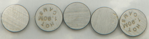 Hot Cams Valve Shims 7.48x1.90mm 5-Pack - Engine Maintenance Replacement Part