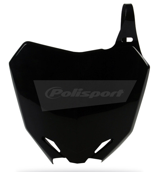 Polisport Front Number Plate Black for Dirt Bikes - Part 8659300003
