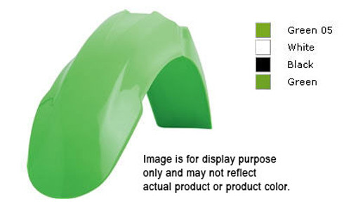 POLISPORT Front Fender in Green for Dirt Bikes - Part Number 8561000010