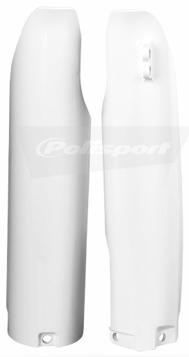Polisport Fork Guards White - Part #8398100001 for Motorcycle Protection
