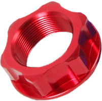 ZETA A7009-T6 Aluminum Steering Stem Nut & Bolt - Red M26x32 P1.0 H10 (Part #ZE58-2323)