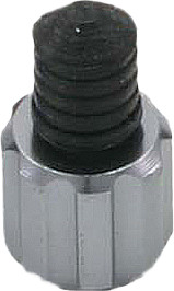 DRC D58-05-105 Air Valve Caps and Wrench Titanium Pair