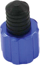 DRC D58-05-102 Air Valve Caps with Valve Wrench – Blue, Pack of 2