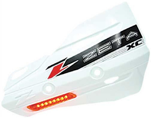 ZETA Armor Guard XC Protector with Flasher - White, Part Number ZE72-3410