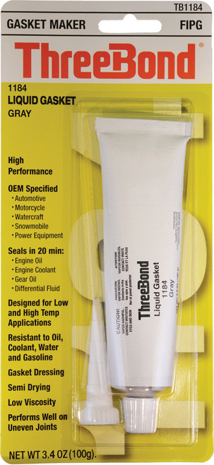 THREEBOND Liquid Gasket 1184 3.5oz - High-Performance Semi-Drying Sealer for Large Clearance Joints