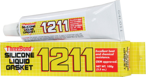 THREEBOND 1211AT100 Silicone Liquid Gasket, 3.5 oz for Complex Surface Sealing