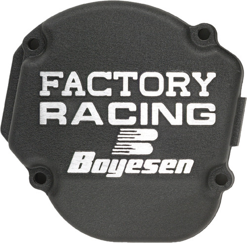 Boyesen Factory Racing Ignition Cover Black for Yamaha YZ Models (Part SC-00B)