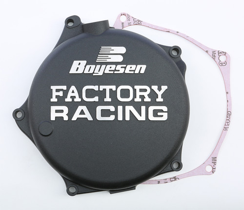 Boyesen CC-17AB Factory Racing Clutch Cover Black for Motorcycles
