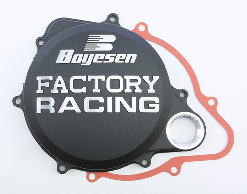Boyesen Factory Racing Clutch Cover Black – Part CC-07AB