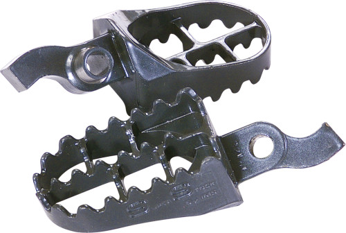IMS Super Stock Foot Pegs - Heavy Duty Motorcycle Foot Pegs with Wide Platform and Improved Grip