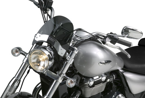 National Cycle N2535 Flyscreen WS Dark Smoke with Chrome Hardware - 9-inch Height
