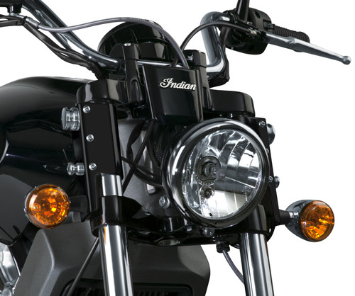 National Cycle Switchblade Mount Kit for Indian Scout - Black Quick Release for Straight Forks