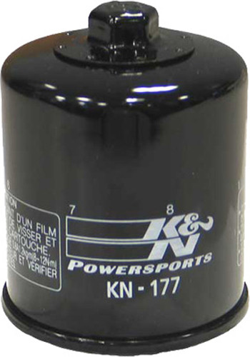 K&N KN-177 High-Performance Synthetic Media Oil Filter for Racing Engines