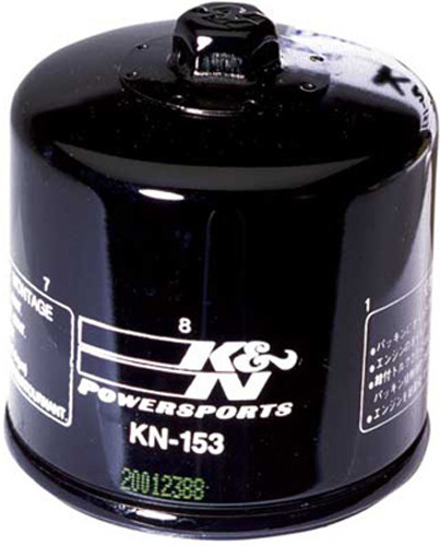 K&N KN-153 High-Flow Synthetic Oil Filter for Racing and Performance Vehicles
