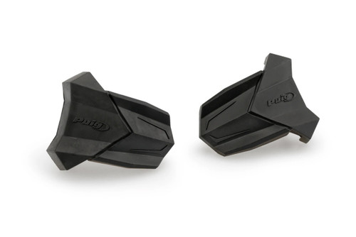 PUIG Rubber End Replacement Frame Slider R19 Pair Black - Part #3148N