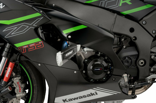 PUIG Frame Sliders Pro 2.0 Black for Kawasaki - Part Number 21428N