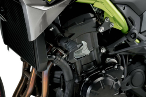 PUIG Frame Sliders R19 Black for Kawasaki - Part Number 9389N