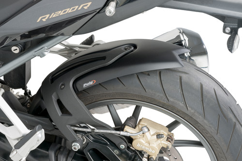 PUIG Tire Hugger Matte Black Part 7682J for Motorcycle Wheel Protection